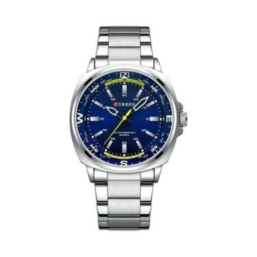 Imagem de Relógio De Quartzo Masculino Elegante E Impermeável CURREN 8455 Com Pu