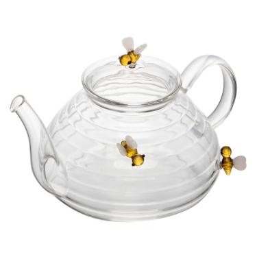 Imagem de Chaleira de Vidro C/Filtro de Metal no Bico Lovely Bee 650ml Lyor