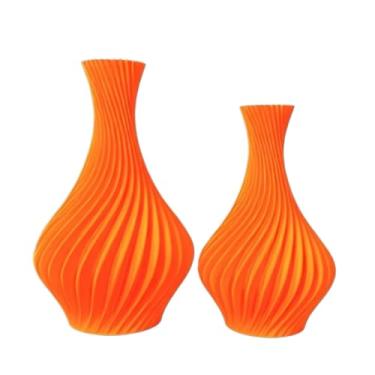 Imagem de Vasos Decorativos Para Casa em Impressão 3D(Laranja)