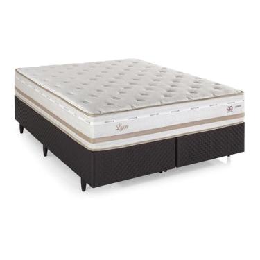 Imagem de Cama Box King Lyon Herval, Molas Maxspring, 70x193x203 cm