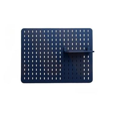 Imagem de Pegboard Premium Laminado 80x55 Grande Organizador Setup Gamer Home Office Preto
