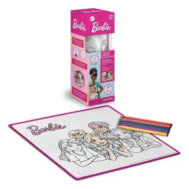 Imagem de Tapete Mágico Acqua Para Colorir Barbie Multikids - BR2558