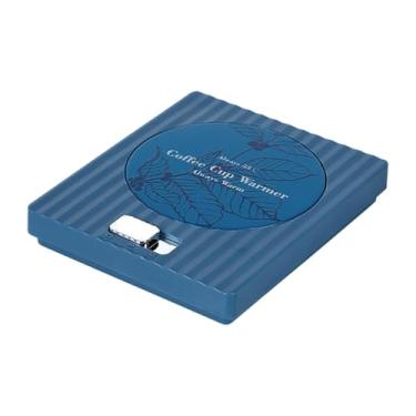 Imagem de SiaBiced Aquecedor de Café, Porta-copos, Acessórios, Almofada Universal para Aquecer Leite, Aquecedor Elétrico E Chá, Azul