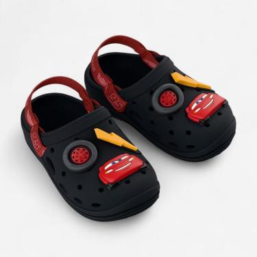 Imagem de Babuche De Bebê Disney Carros Moments II Grendene Kids Preto-Masculino