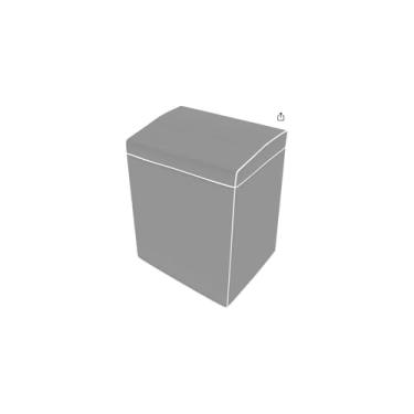 Imagem de Capa para Máquina de Lavar, PVC com Forro em Poliéster, 66x80cm, Proteção contra Poeira e Arranhões, compatível com Electrolux, Mabe, GE, Continental