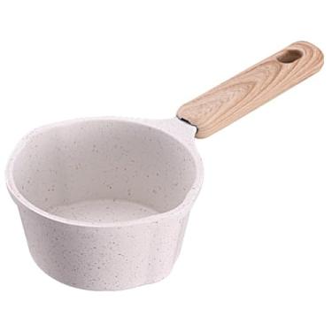 Imagem de TOPPERFUN Mini pote antiaderente para derretimento de manteiga de 300 ml, bico duplo, panela pequena para leite e óleo, utensílios de cozinha para facilitar o aquecimento e servir