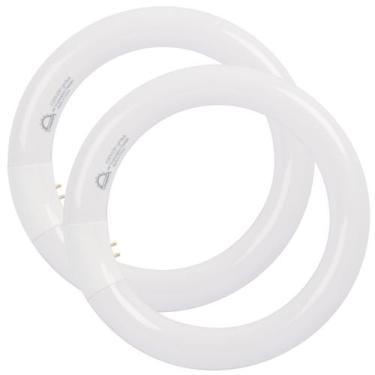 Imagem de Lâmpada fluorescente COOGGALAN T9 22W 6400K 8 polegadas, pacote com 2