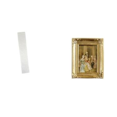 Imagem de Whtkoph Abajur de Chão de Papel para Sala de Estar com Porta-retratos de Resina, Porta-cartões E Porta-retratos com Frente de Vidro.