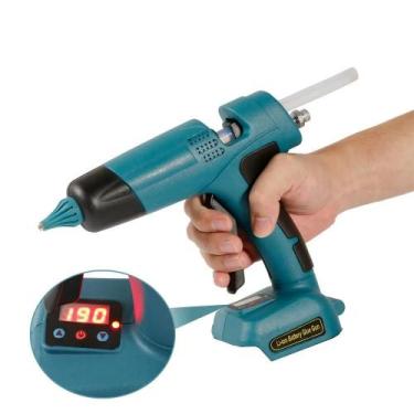 Imagem de Pistola De Cola Elétrica Sem Fio De 100W Para Bateria Makita 21V 190-2