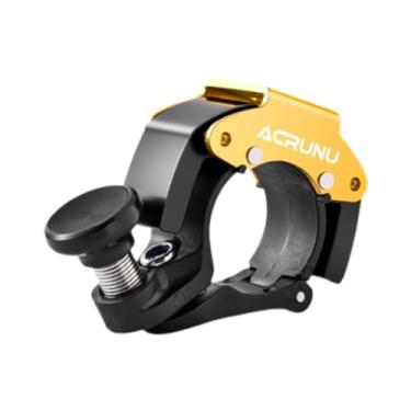 Imagem de Qraatosi Campainha de Bicicleta Compacta com Som Alto E Nítido para Bicicletas de Montanha, Amarelo