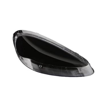 Imagem de Auto frente farol capa farol abajur carro lente de vidro escudo lampcover compatível com porsche cayenne 2011-2014(1 Piece Right)