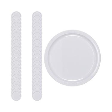 Imagem de Prato de jantar de melamina Carlisle KL11602 Kingline, 25,4 cm de diâmetro x 1,9 cm de altura, branco (caixa com 48)