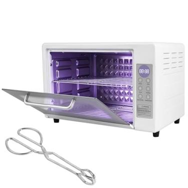 Imagem de Esterilizador grande 24L para esteticista, esterilizador grande Yofuly 24L para ferramentas de unhas, caixa multifuncional de limpeza de unhas, armário de limpeza de grande capacidade para uso