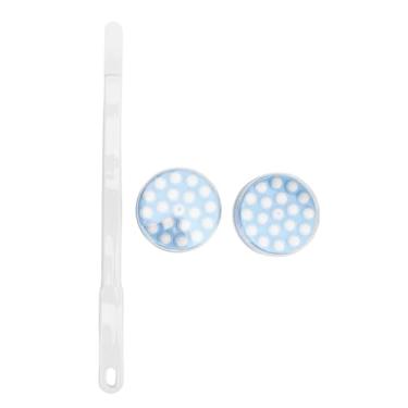 Imagem de Dioche Aplicador e Massageador de Loção para As Costas Massageador de Banho Traseiro Removível de Cabo Longo Com Rolos Giratórios para Aplicação de Creme de óleo e Protetor Solar