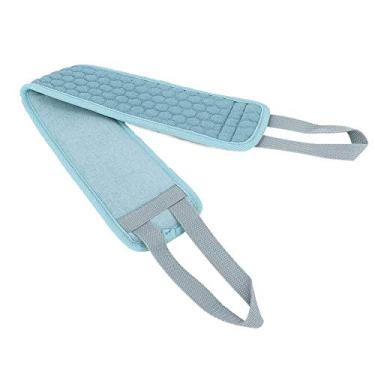 Imagem de Generic Toalha de Banho Esfoliante Dupla Face para Limpeza Profunda, Promove a Circulação Sanguínea, para Casa e Viagens, Ciano