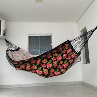 Imagem de Rede De Descanso Dormir Grande Casal Reforçada Sol A Sol Estampada De 