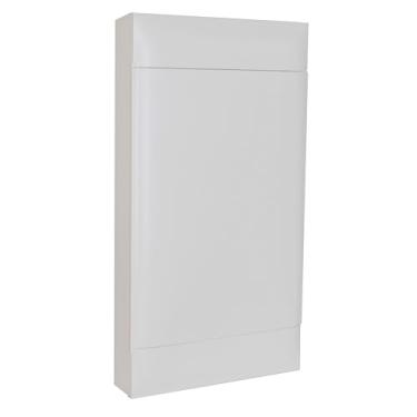 Imagem de QUADRO DISTRIBUICAO PLASTICO - PROTECTBOX 48 DIN SOBREPOR BRANCO - CEMAR - 135104