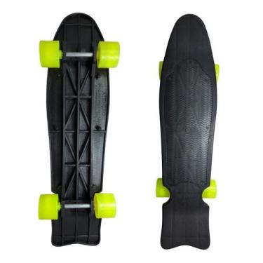 Imagem de Skate Infantil Semi Profissional Cruiser Masculino Feminino Brinquedo 
