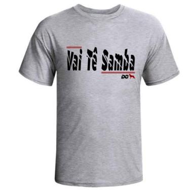 Imagem de Camiseta camisa vai te samba pagode música músico - Dogs, Cinza, G
