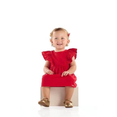 Imagem de Vestido para Bebê em Tricoline Quimby-Feminino