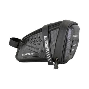 Imagem de Bolsa De Selim De Bicicleta Impermeável 1L Em EVA Com Casco Rígido Ref