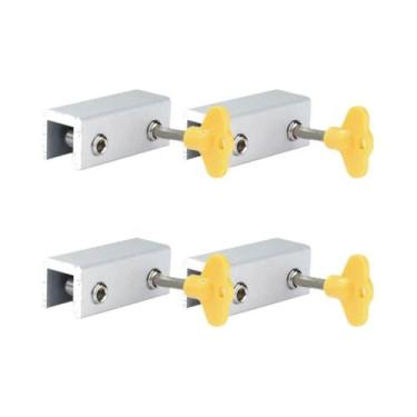 Imagem de Trava De Janela Em Liga De Alumínio 1-10PCS, Trava Antifurto Para Armá