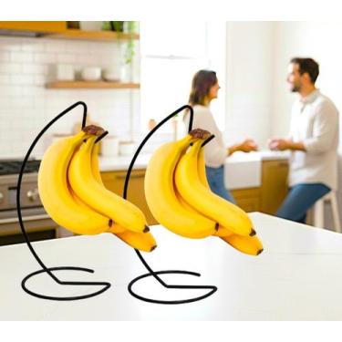 Imagem de Kit 2 Suportes Decorativos de Mesa Aramado Preto Organizador Multiuso 