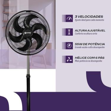 Imagem de Ventilador 30Cm Coluna 55W 127V
