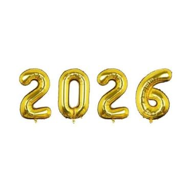 Imagem de Feliz Ano Novo 2026: Kit De Decoração Para Festa De Véspera De Ano Nov