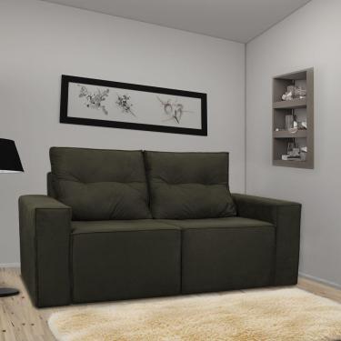 Imagem de Sofá 2 Lugares Onix 1,80m Para Sala Confortavel Sued Herrero Cor:marrom