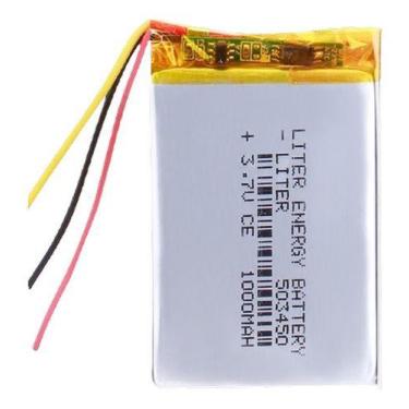 Imagem de 5 Baterias 3 Fios 3,7v 1000mah Gps Baba Brinquedos - generica