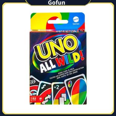 Imagem de Jogo de cartas Uno All Wild para festa familiar de mais de 7 anos com 112 cartas