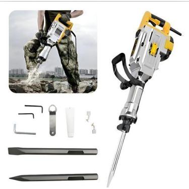 Imagem de Martelete Demolidor 16kg 2000v 220v Btm1850 Maleta De Metal 220v Prate