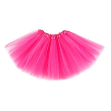 Imagem de Saia de Tule Infantil Ballet Carnaval Festa Junina 30 Cm - Tutu, Pink