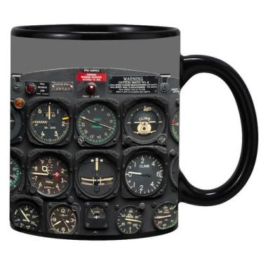 Imagem de Caneca de café Aviation Cockpit Instrument Panel 350ml - yiweisai