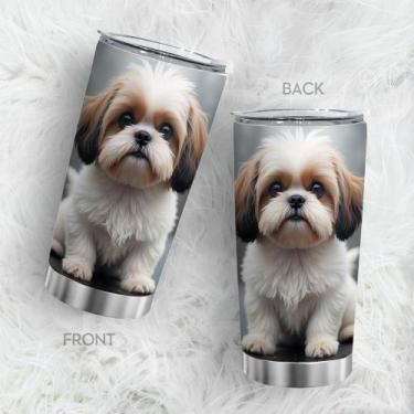 Imagem de Caneca de café de aço inoxidável Travel Tumbler Oasisdream 600ml