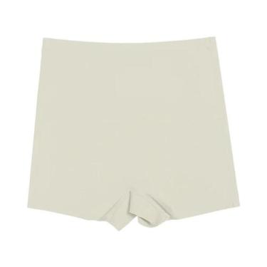 Imagem de Shorts Femininos Sem Costura De Seda Gelada Para Ciclismo, Treino E Yo