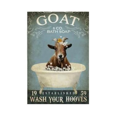 Imagem de Placa De Metal Vintage De Advertência, Pôster De Arte Em Ferro Para Ca