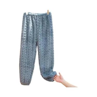 Imagem de Conjunto De Pijama Feminino De Veludo Quente Para O Outono, Pullover E