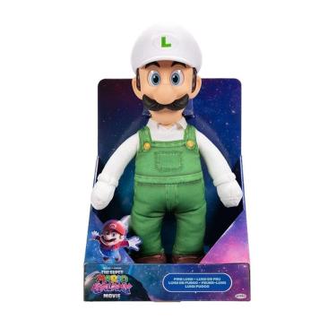Imagem de Super Mario Galaxy Filme – Boneco Pelúcia Premium Luigi De Fogo de 35 Cm Aticulada - Sunny