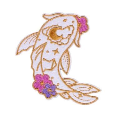 Imagem de Patch Bordado De Raposa De Anime Para Roupa, Adesivo Termocolante DIY,