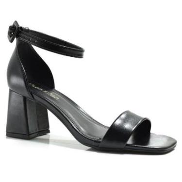 Imagem de Sandália de Salto Bloco Feminina Cazzualen 40742-Feminino