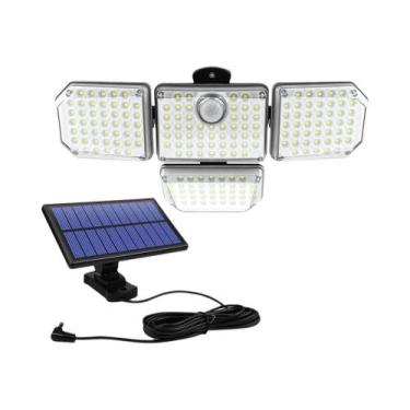 Imagem de Lanterna Solar Ajustável 182/112 LED Para Iluminação Externa De Garage