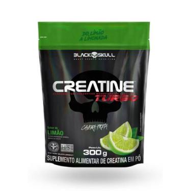 Imagem de Crea tina Turbo  Black Skull  Refil  300g  Limão  Desempenho Fantástic