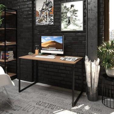Imagem de Escrivaninha De Escritório Estilo Industrial 1,20m - ClickForte