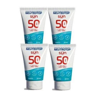 Imagem de Kit 4x Protetor Solar Neutrotop Fps50 Com 120ml - Ecofitus