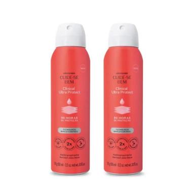 Imagem de Combo Desodorante Aerosol Cuide-se Bem Clinical Ultra Protect 150ml (2