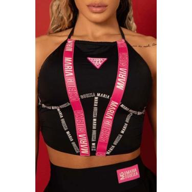 Imagem de Top corset logomania maria gueixa, Preto, M