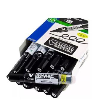 Imagem de Marcador Pincel Caneta Quadro Branco Vboard - Pilot - Recarregavel - C