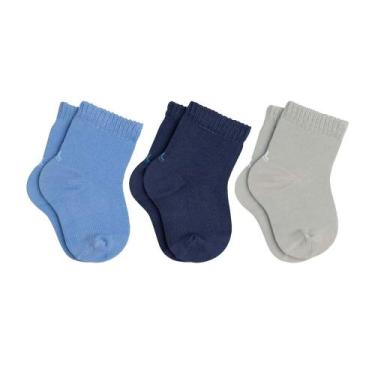 Imagem de Meia Infantil Kit com 3 Pares Lupo - 0200, 16-19